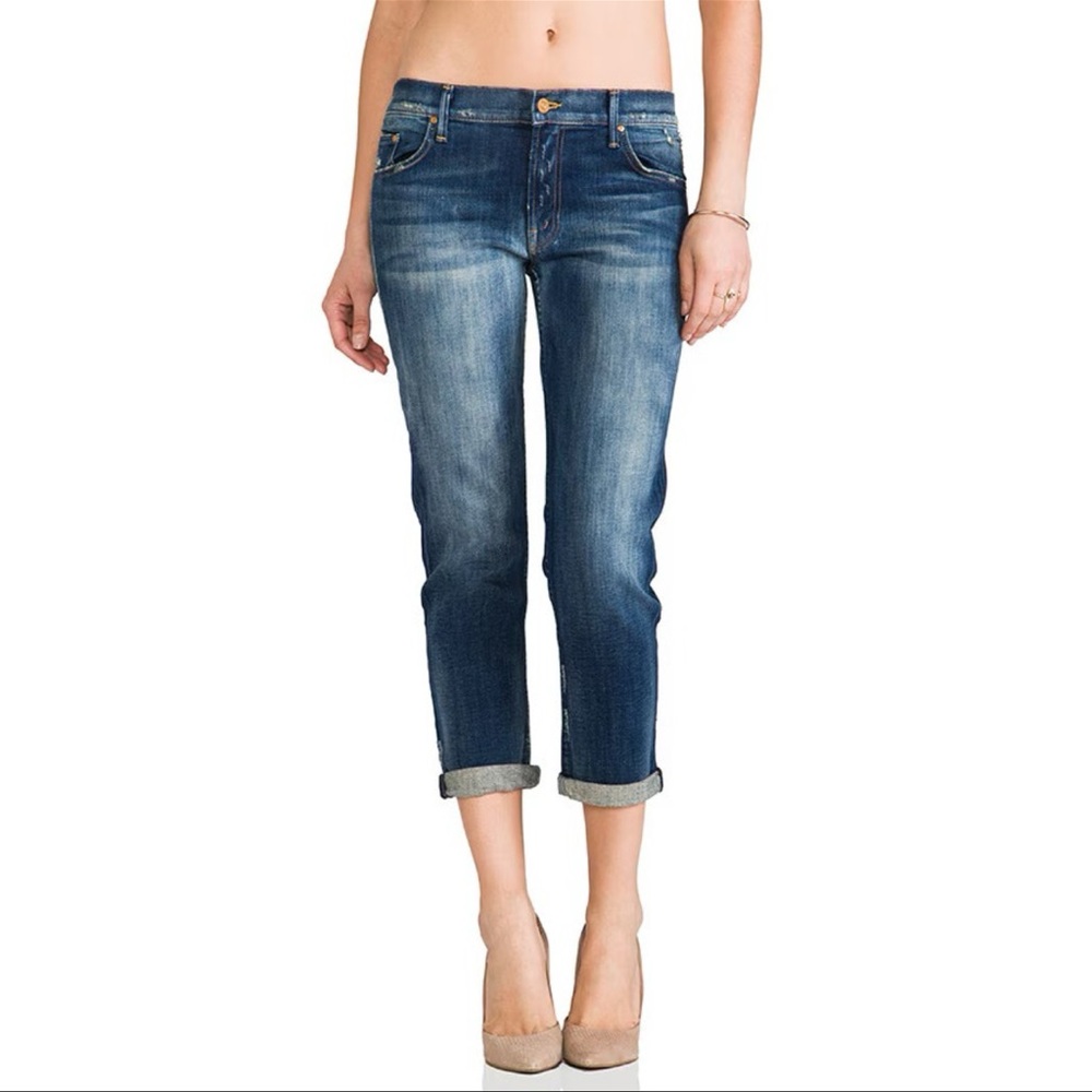 Mother The Dropout Boyfriend Jeans in Tequila Truth Size 24